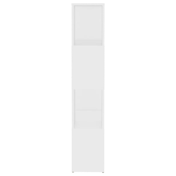 Weißes Bücherregal Raumteiler 60x24x124,5cm