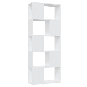Weißes Bücherregal Raumteiler 60x24x155