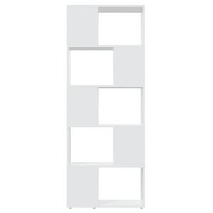Weißes Bücherregal Raumteiler 60x24x155