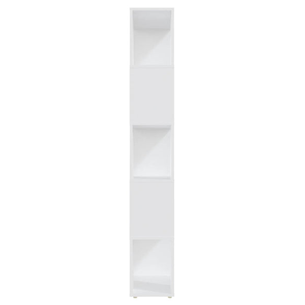 Weißes Bücherregal Raumteiler 60x24x155