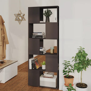 Graues Bücherregal Raumteiler 60x155 cm