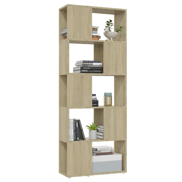 Sonoma-Eiche Bücherregal Raumteiler 60x155 cm