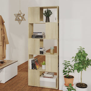 Sonoma-Eiche Bücherregal Raumteiler 60x155 cm