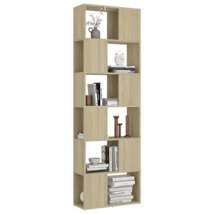 Sonoma Eiche Bücherregal Raumteiler 186 cm