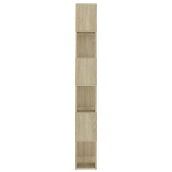 Sonoma Eiche Bücherregal Raumteiler 186 cm