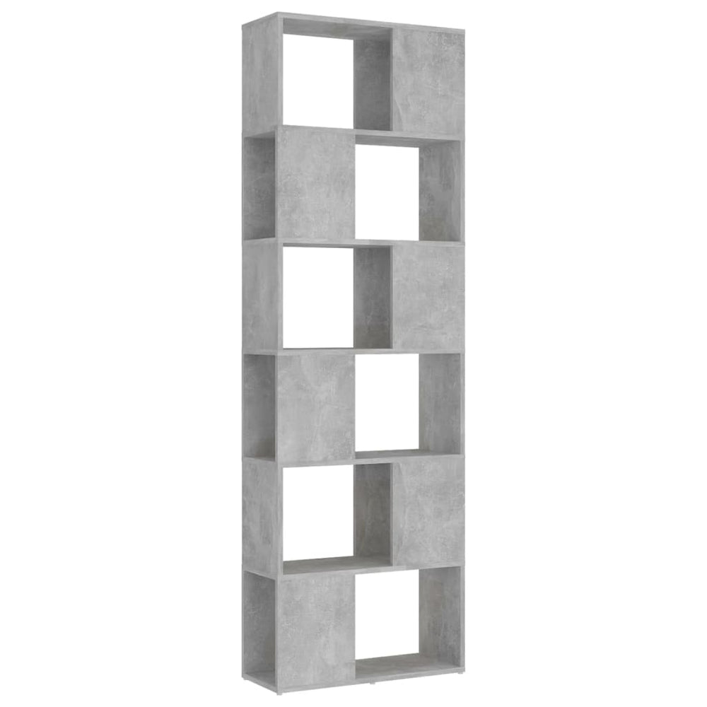 Betongraues Bücherregal Raumteiler 186 cm