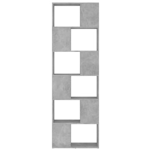 Betongraues Bücherregal Raumteiler 186 cm