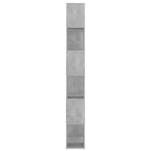 Betongraues Bücherregal Raumteiler 186 cm