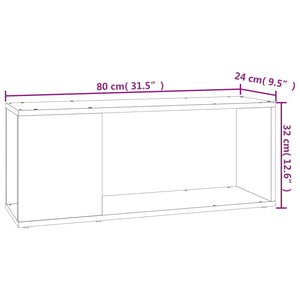 TV-Schrank Weiß 80 cm