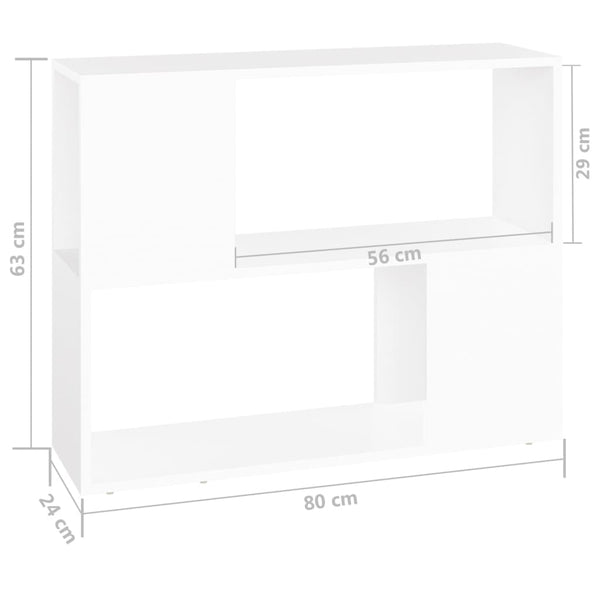 Weißer TV-Schrank 80 cm