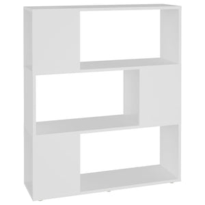 Weißes Bücherregal Raumteiler 80x94 cm