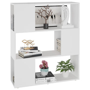 Weißes Bücherregal Raumteiler 80x94 cm