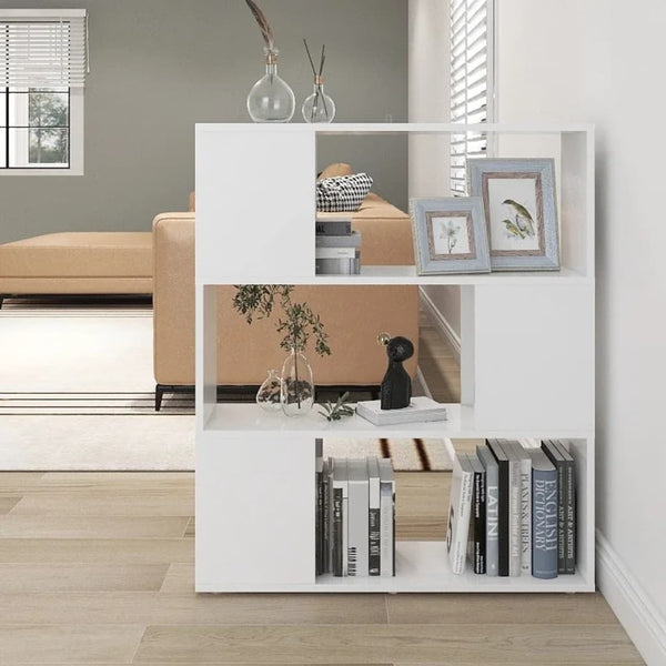 Weißes Bücherregal Raumteiler 80x94 cm