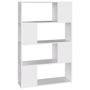 Weißes Bücherregal Raumteiler 80x124,5 cm