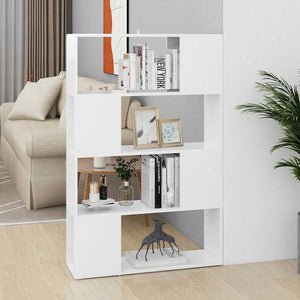 Weißes Bücherregal Raumteiler 80x124,5 cm