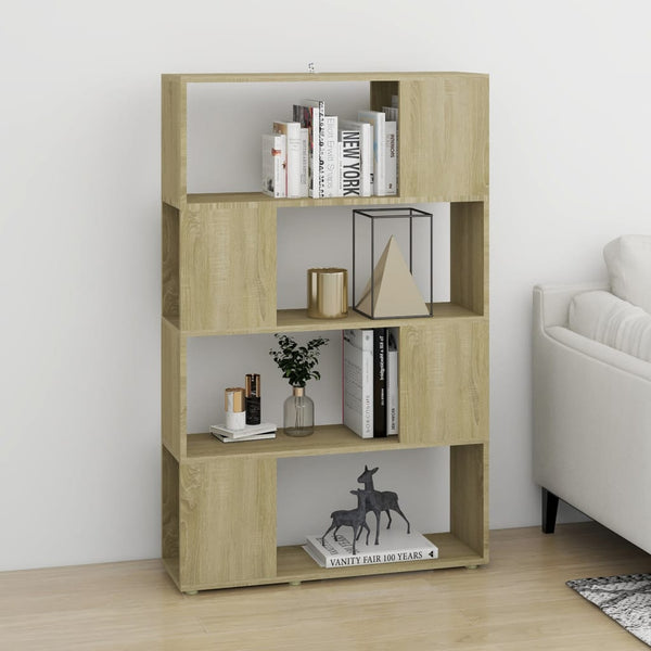 Sonoma Eiche Bücherregal Raumteiler 80cm