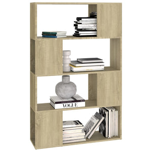 Sonoma Eiche Bücherregal Raumteiler 80cm