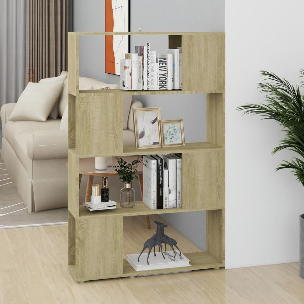 Sonoma Eiche Bücherregal Raumteiler 80cm