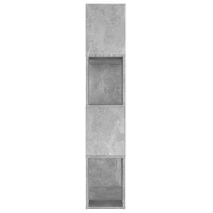 Betongraues Bücherregal / Raumteiler 80cm