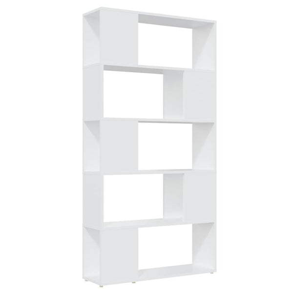 Weißes Bücherregal Raumteiler 80x155 cm