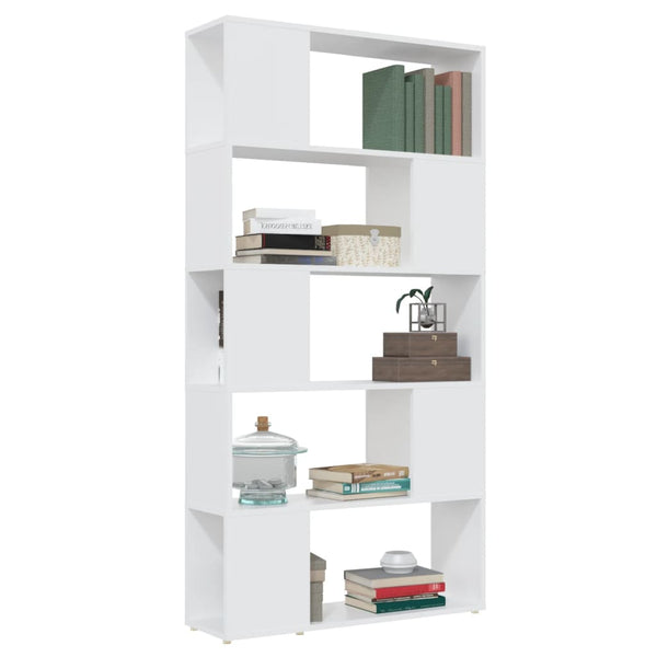 Weißes Bücherregal Raumteiler 80x155 cm