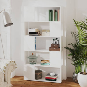 Weißes Bücherregal Raumteiler 80x155 cm