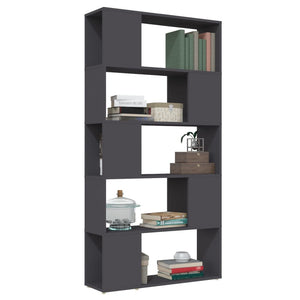 Graues Bücherregal Raumteiler 80x155 cm