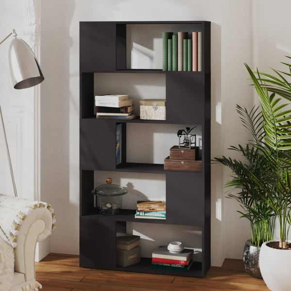 Graues Bücherregal Raumteiler 80x155 cm