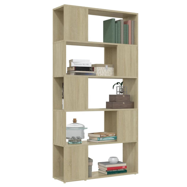 Sonoma Eiche Bücherregal Raumteiler 80x155 cm