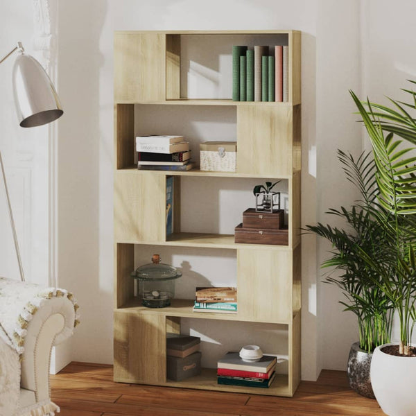 Sonoma Eiche Bücherregal Raumteiler 80x155 cm