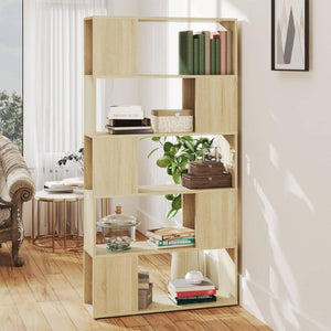 Sonoma Eiche Bücherregal Raumteiler 80x155 cm