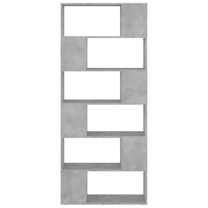 Betongraues Bücherregal Raumteiler 80x186 cm