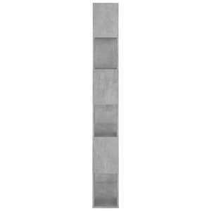 Betongraues Bücherregal Raumteiler 80x186 cm