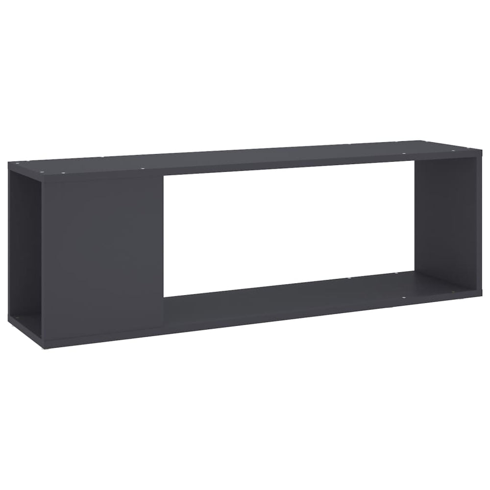Meuble TV vidaXL gris 100x24x32 cm Aggloméré