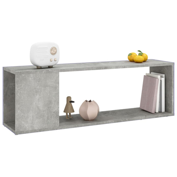Betongrauer TV-Schrank 100 cm