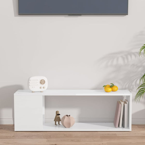 TV-Schrank Weiß Hochglanz 100 cm