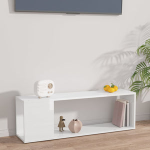 TV-Schrank Weiß Hochglanz 100 cm