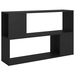 Schwarzes Bücherregal 100x24x63 cm