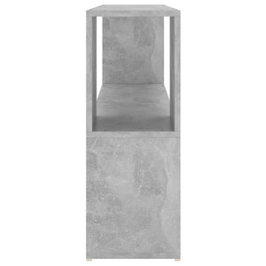 Betongraues Bücherregal, 100 cm breit