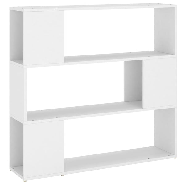 Weißes Bücherregal Raumteiler 100x94 cm