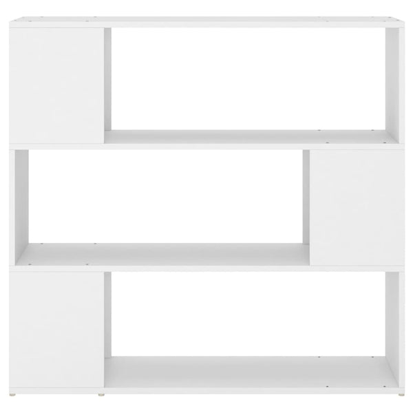 Weißes Bücherregal Raumteiler 100x94 cm