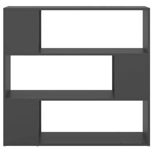Graues Bücherregal Raumteiler 100x24x94 cm