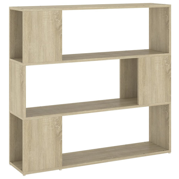 Sonoma Eiche Bücherregal Raumteiler 100x94 cm