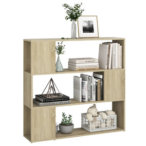 Sonoma Eiche Bücherregal Raumteiler 100x94 cm