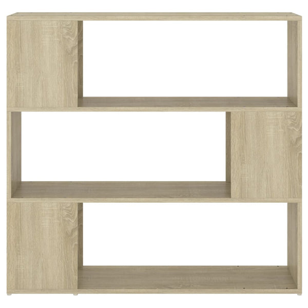 Sonoma Eiche Bücherregal Raumteiler 100x94 cm