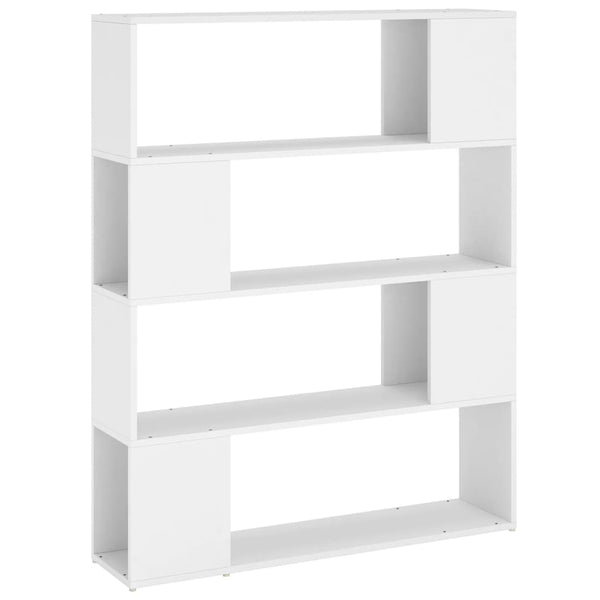 Weißes Bücherregal / Raumteiler 100x24x124 cm