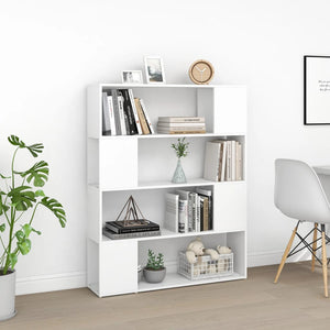 Weißes Bücherregal / Raumteiler 100x24x124 cm