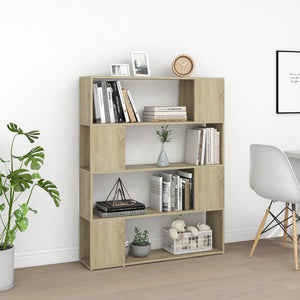 Sonoma Eiche Bücherregal Raumteiler 100x124 cm