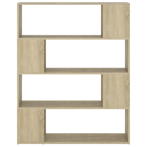 Sonoma Eiche Bücherregal Raumteiler 100x124 cm
