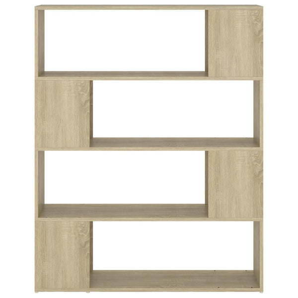 Sonoma Eiche Bücherregal Raumteiler 100x124 cm